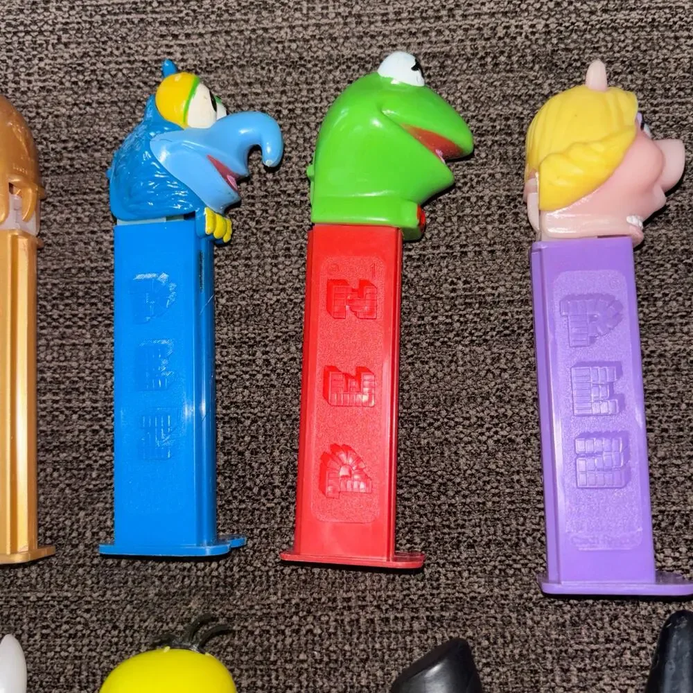 PEZ Dispensers Lot 12 Footed Kermit Piggy Tweety Flintstones Star Wars